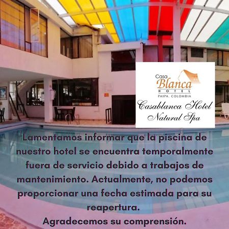 Hotel Casablanca Natural Spa Paipa Ngoại thất bức ảnh